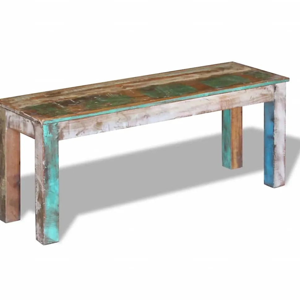 Banc 110x35x45 cm Bois de récupération massif vidaXL