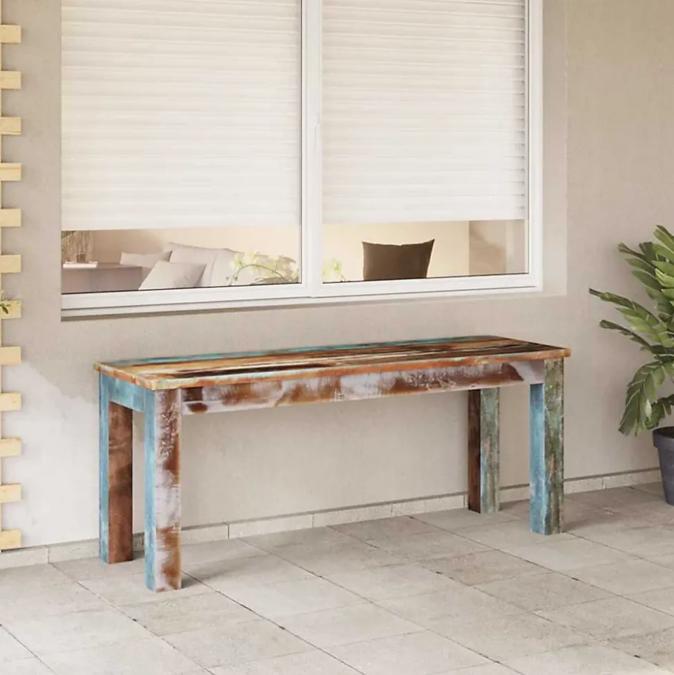 Banc 110x35x45 cm Bois de récupération massif vidaXL