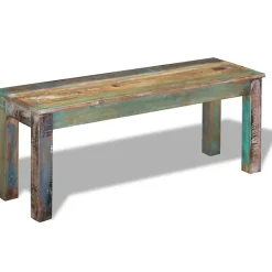 Banc 110x35x45 cm Bois de récupération massif vidaXL
