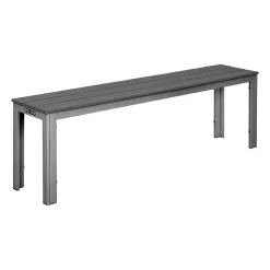 Bancs à Lattes Valletta Gris - Lot de 2 - Bolero
