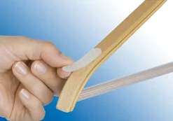 Bande adhésive anti glissement pour cintres vendue par 20 pièces