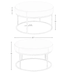Banquette en cuir marron avec assise rembourrée