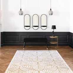Banquette Salome noir - velours - Atmosphera