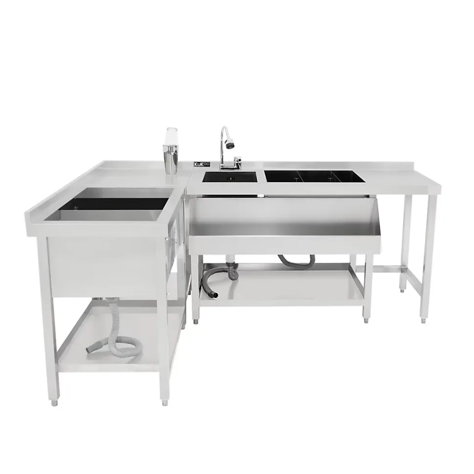 Bar à Cocktails Modulaire avec Bac de Glace