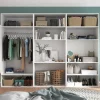 Barre de penderie en acier gris GoodHome Atomia 100 cm