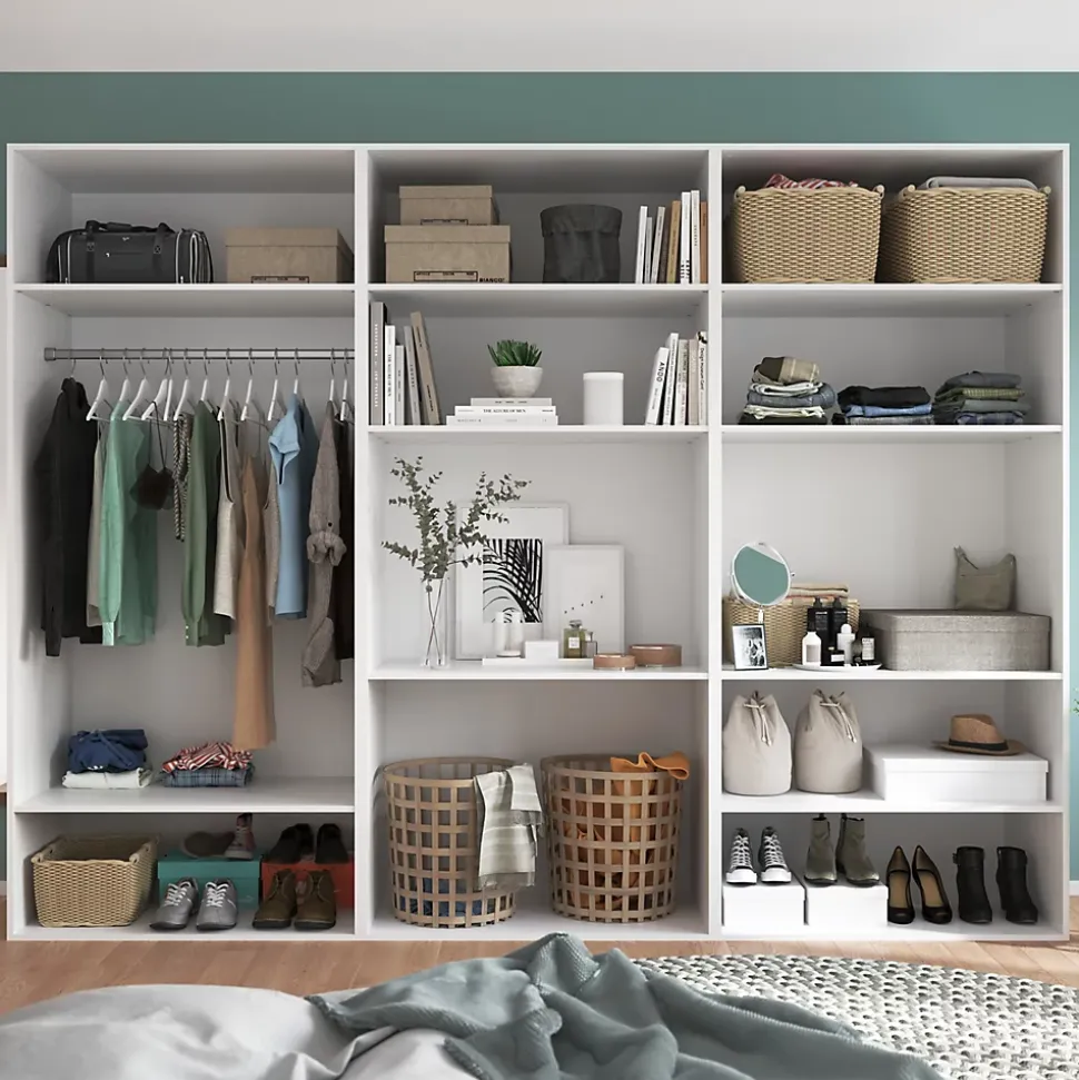 Barre de penderie en acier gris GoodHome Atomia 100 cm