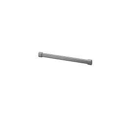 Barre de penderie en acier gris GoodHome Atomia 50 cm