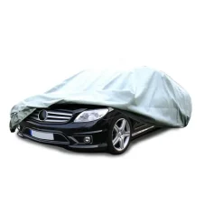 Bâche de Protection Voiture - L 482 x 178 x 119 cm - Housse Protection Auto - Tissu Non Tissé Respirant avec Élastiques