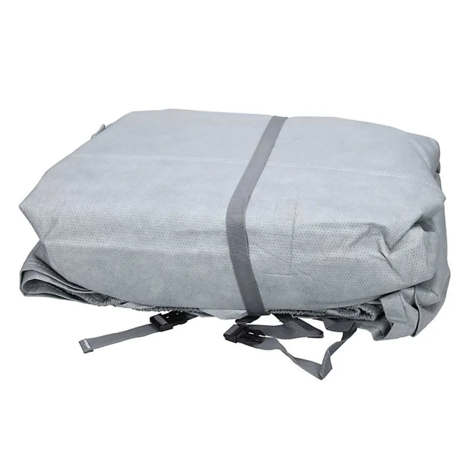 Bâche de Protection Voiture - L 482 x 178 x 119 cm - Housse Protection Auto - Tissu Non Tissé Respirant avec Élastiques