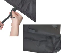 Beach Chair Cover (Strandkorb) Ferocity 175 cm Black 1 pc.