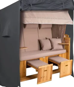Beach Chair Cover (Strandkorb) Ferocity 175 cm Black 1 pc.