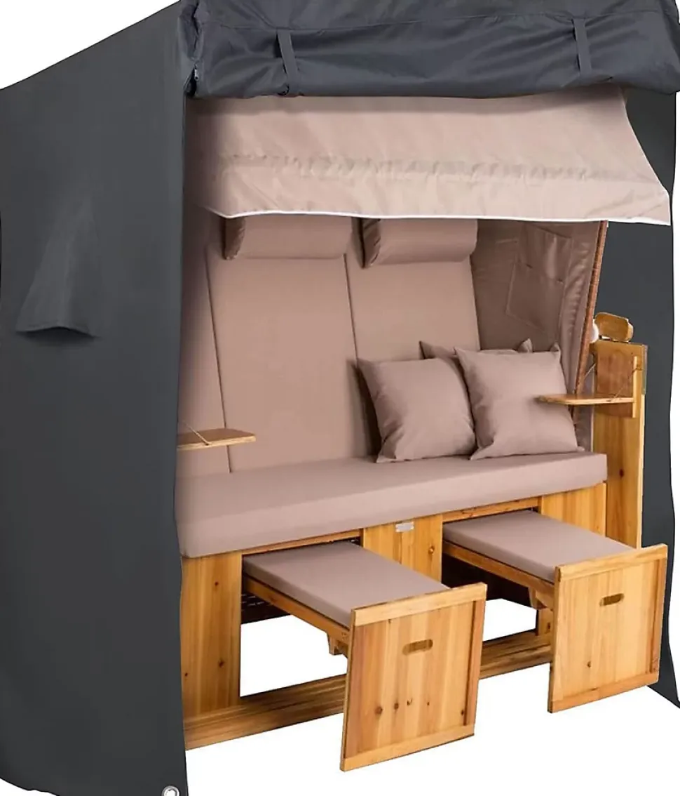 Beach Chair Cover (Strandkorb) Ferocity 175 cm Black 1 pc.