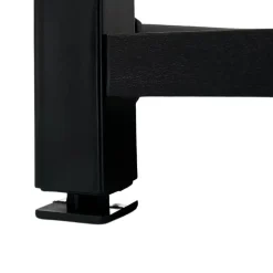 Bibliotheque murale industrielle sur pied Noire 70 cm façade Chêne Artisan 6 étagères 70x32x192 cm