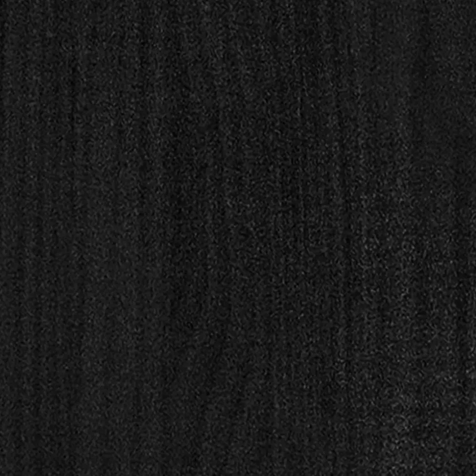 Bibliothèque à 4 niveaux Noir 80x30x140 cm Bois de pin massif vidaXL