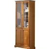Bibliothèque - ACTUAL DIFFUSION - 4 Portes Merisier - 6 Niches - 5 Tablettes - Style Louis Philippe