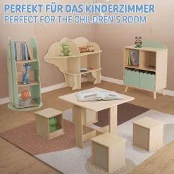 Bibliothèque à livres en bois meubles enfants forme arbre