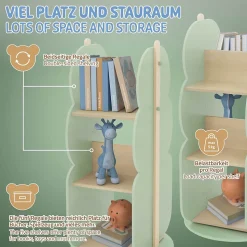 Bibliothèque à livres en bois meubles enfants forme arbre