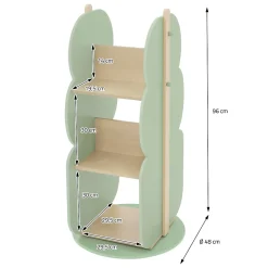 Bibliothèque à livres en bois meubles enfants forme arbre