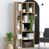 Bibliothèque 12 niches décor chêne saphir H170 cm - DEMIOS