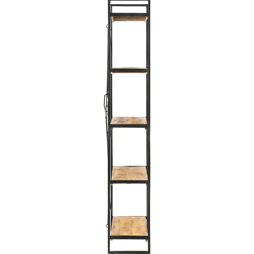 Bibliothèque 5 niveaux 90x30x180 cm Bois solide de manguier vidaXL