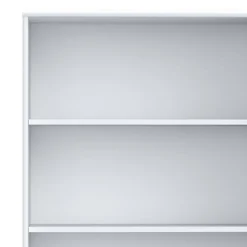 Bibliothèque - Étagère H. 198 x L. 74 cm décor blanc - MARIA