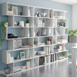 Bibliothèque avec 6 niveaux H192 cm - Athena