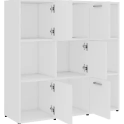 Bibliothèque Blanc 90x30x90 cm vidaXL