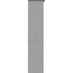 Bibliothèque BODO gris 82x40x173 cm bois pin massif 5 niveaux vidaXL