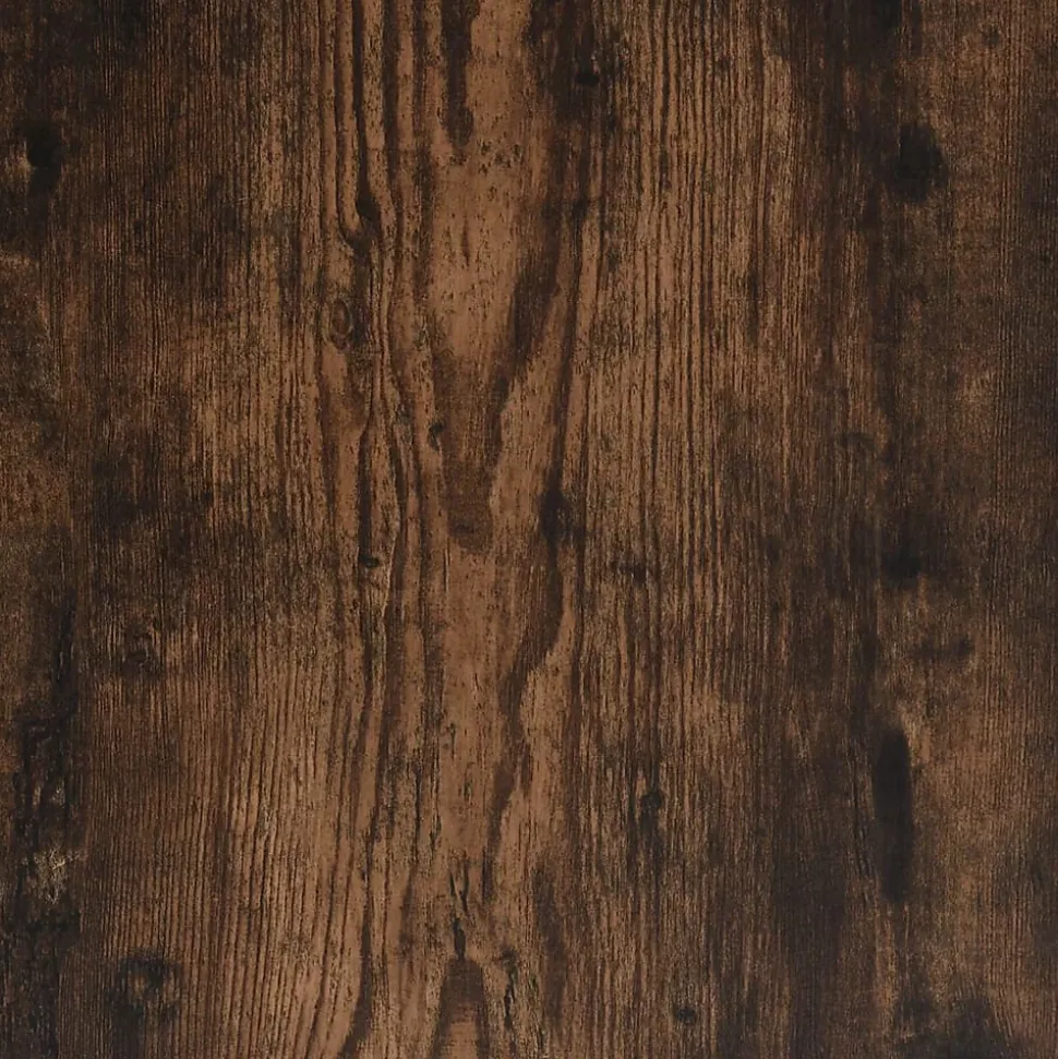 Bibliothèque Chêne fumé 97,5x29,5x100 cm Bois d'ingénierie vidaXL