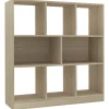 Bibliothèque Chêne sonoma 97,5x29,5x100 cm Bois d'ingénierie vidaXL