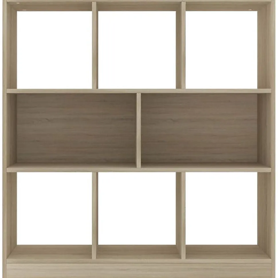 Bibliothèque Chêne sonoma 97,5x29,5x100 cm Bois d'ingénierie vidaXL