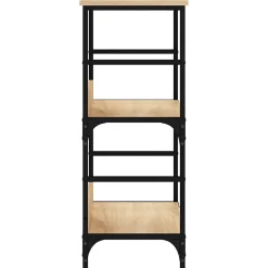 Bibliothèque chêne sonoma 50x33x82 cm bois d'ingénierie vidaXL