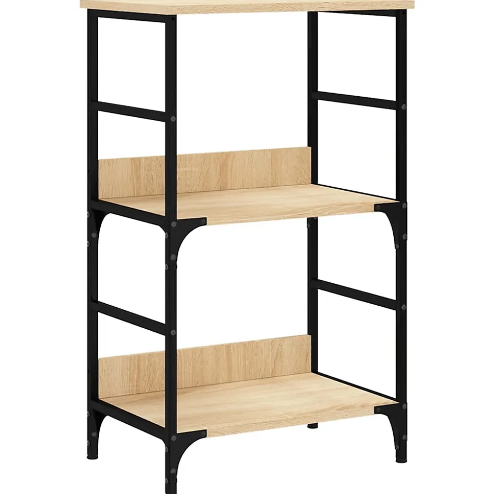Bibliothèque chêne sonoma 50x33x82 cm bois d'ingénierie vidaXL