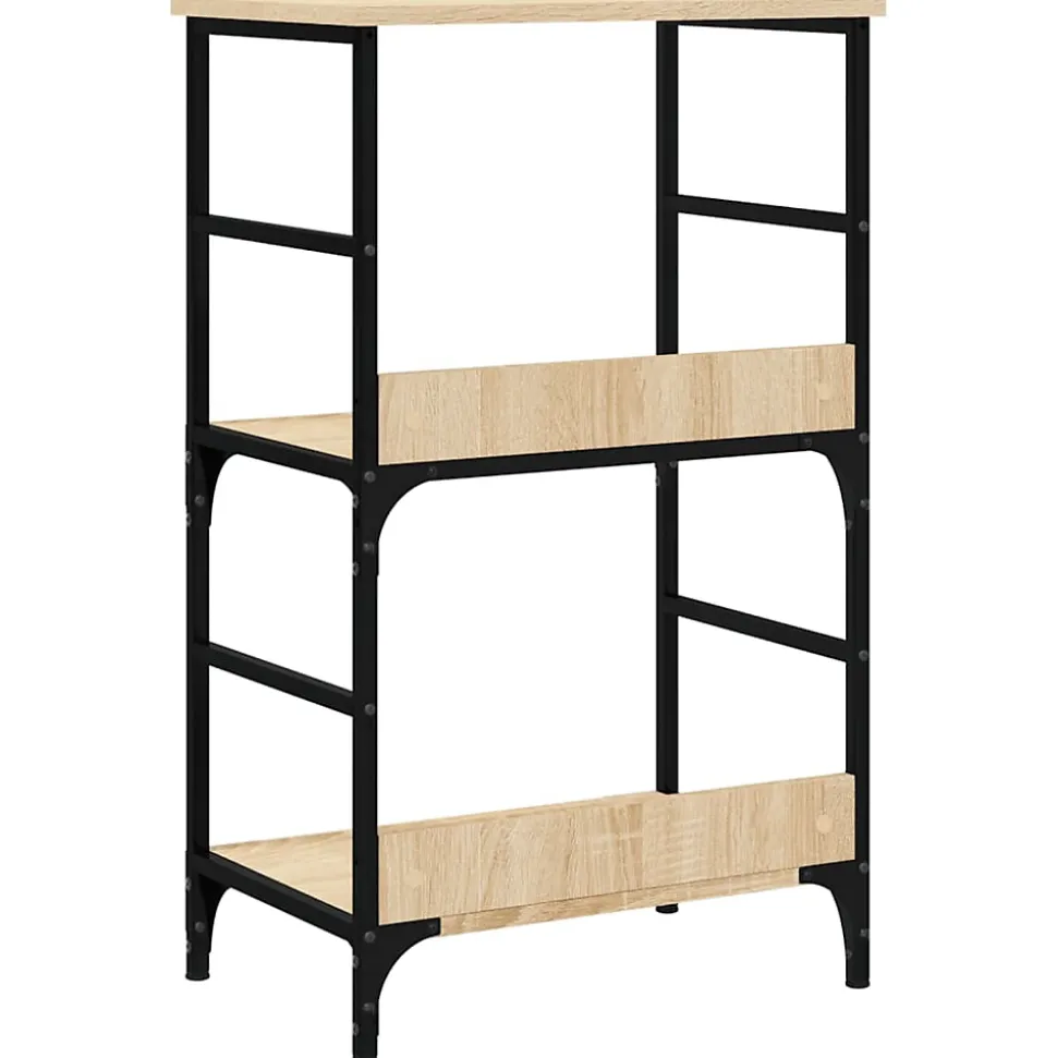 Bibliothèque chêne sonoma 50x33x82 cm bois d'ingénierie vidaXL