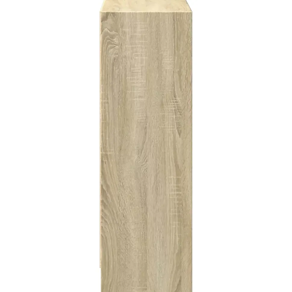 Bibliothèque Chêne sonoma 60x24x76 cm Bois d'ingénierie vidaXL