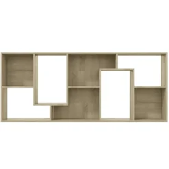 Bibliothèque Contemporaine en Aggloméré Chêne Sonoma VidaXL - 67x24x161 cm