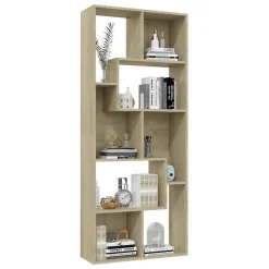 Bibliothèque Contemporaine en Aggloméré Chêne Sonoma VidaXL - 67x24x161 cm