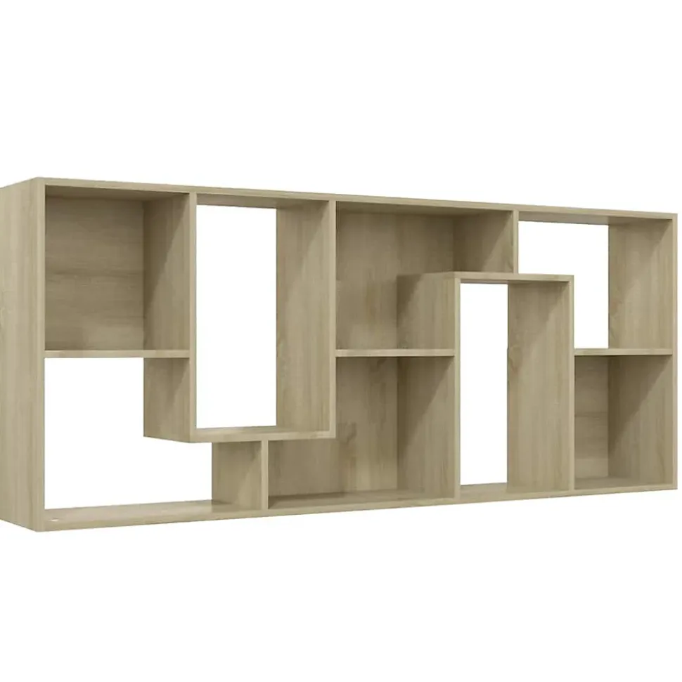 Bibliothèque Contemporaine en Aggloméré Chêne Sonoma VidaXL - 67x24x161 cm