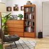 Bibliothèque de bureau AKORD R60 Aulne 60 cm 1 tiroir façade Aulne 4 étagères 60x35x180 cm