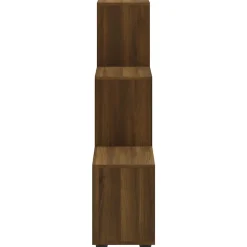 Bibliothèque escalier Chêne marron 107 cm Bois d'ingénierie vidaXL