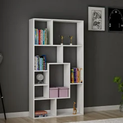 Bibliothèque Lily couleur blanc 90 cm