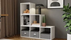 Bibliothèque modulaire MODUS blanc 1x1