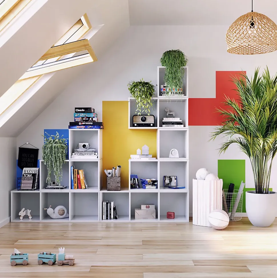 Bibliothèque modulaire MODUS blanc 2x1