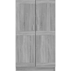 Bibliothèque Sonoma gris 82,5x30,5x150 cm Bois d'ingénierie vidaXL