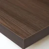 Bibliothèque étagère asymétrique 8 compartiments 67x31x174cm Chêne foncé et Noir