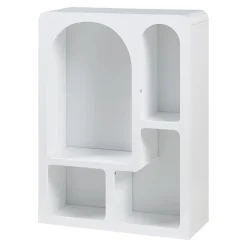 Bibliothèque Vaagaa 80 x 60 x 24 cm blanc en.casa