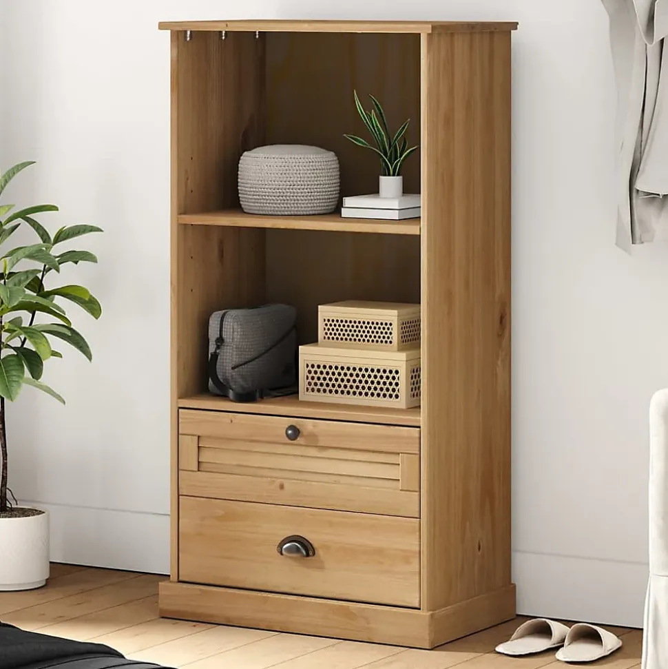 Bibliothèque VIGO 60x35x114,5 cm bois massif de pin vidaXL