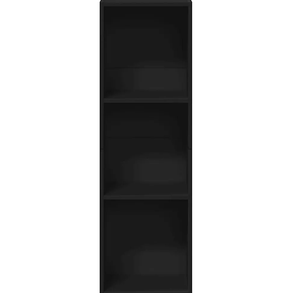 Bibliothèque/Meuble TV noir 36x30x114 cm bois d'ingénierie vidaXL