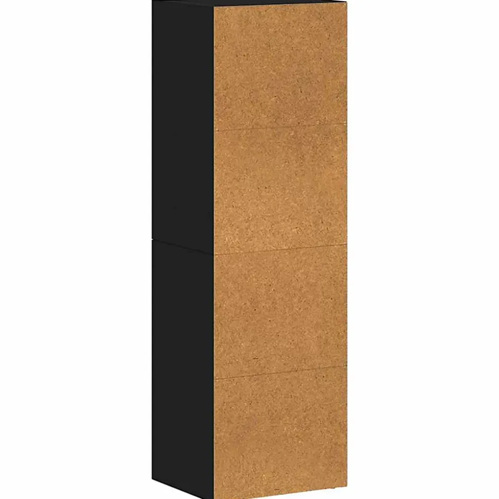 Bibliothèque/Meuble TV noir 36x30x114 cm bois d'ingénierie vidaXL