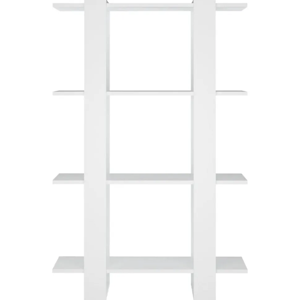 Bibliothèque/Séparateur de pièce Blanc 80x30x123,5 cm vidaXL